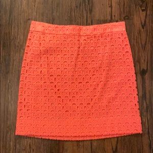 Jcrew Factory Eyelet Mini Skirt